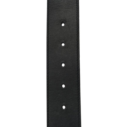 Gucci Moon Calfskin Pearl Double G 40mm Belt 80 32 Black Cream 8 of 10