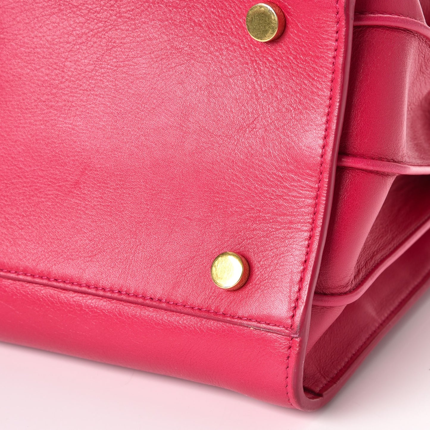 Calfskin Small Sac De Jour Lipstick Fuchsia