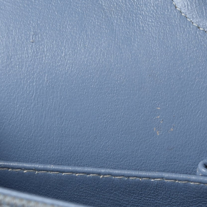 Chanel Jersey Quilted Small Double Flap Blue 11 of 12