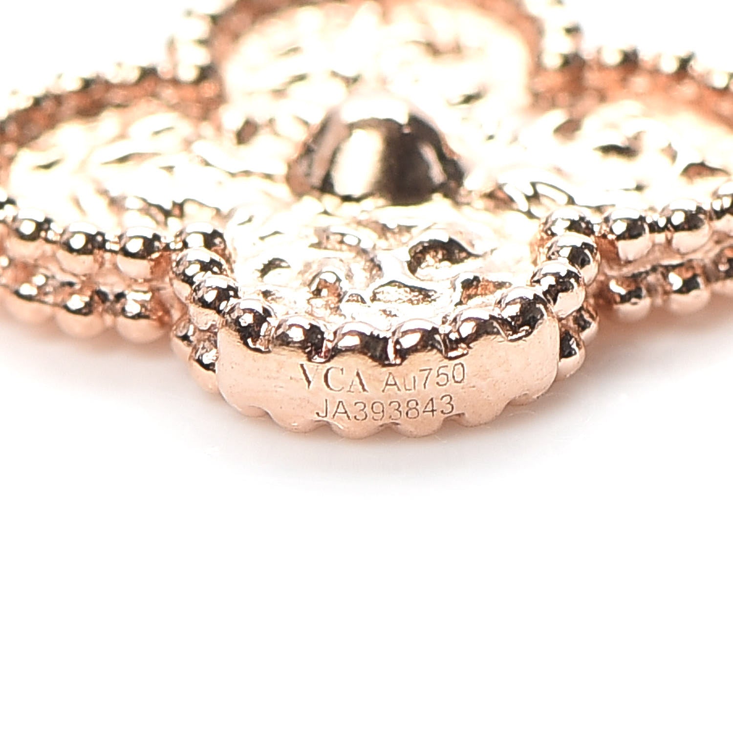 Van Cleef & Arpels 18K Rose Gold 5 Motifs Vintage Alhambra Bracelet 5 of 7