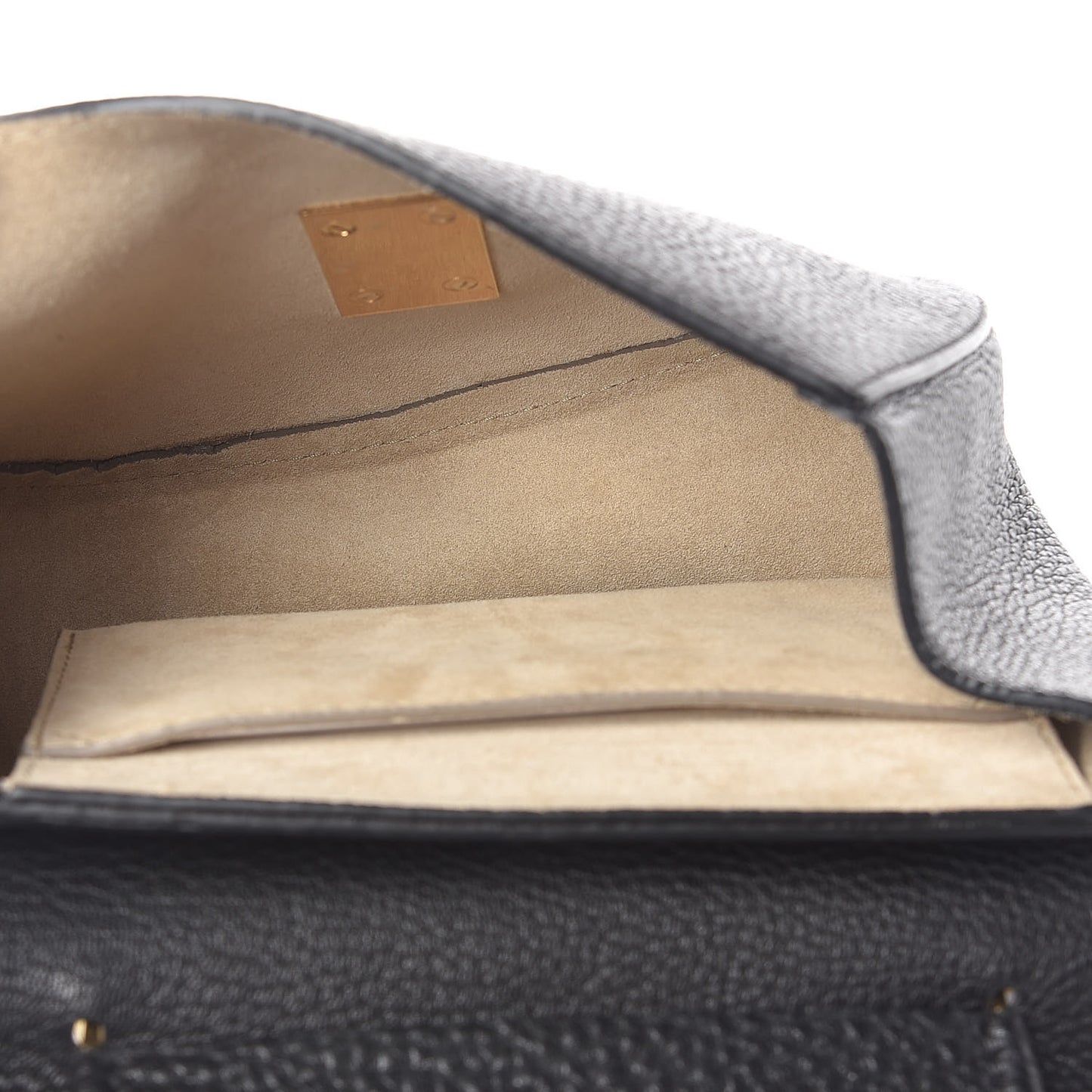 Grained Lambskin Mini Drew Shoulder Bag Black