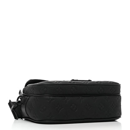Louis Vuitton Taurillon Monogram S Lock Messenger Black 5 of 7