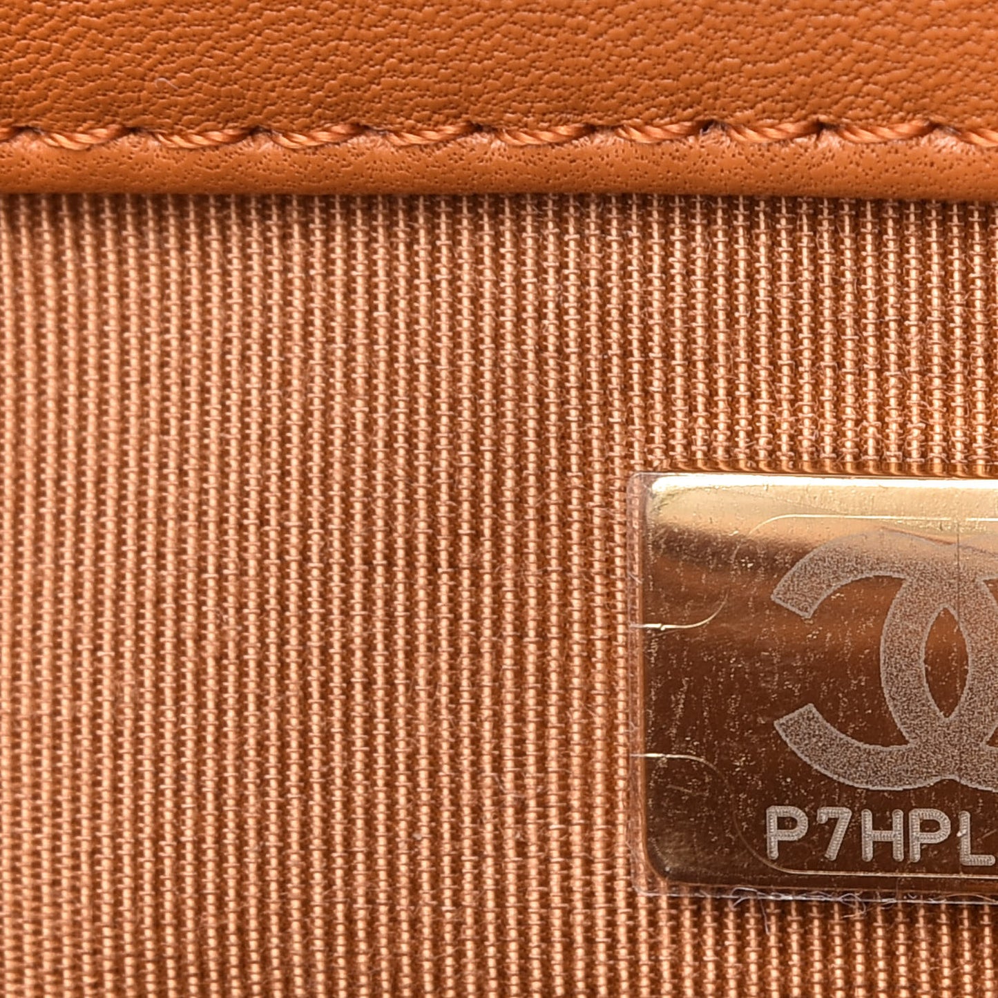 Lambskin Quilted Medium Chanel 19 Flap Light Brown