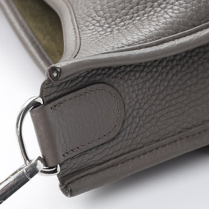 Hermes Taurillon Clemence Evelyne III GM Etain 8 of 10