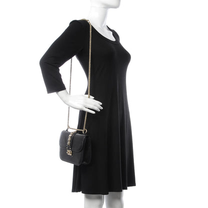 Valentino Garavani Vitello Small Glam Lock Rockstud Flap Black 2 of 15