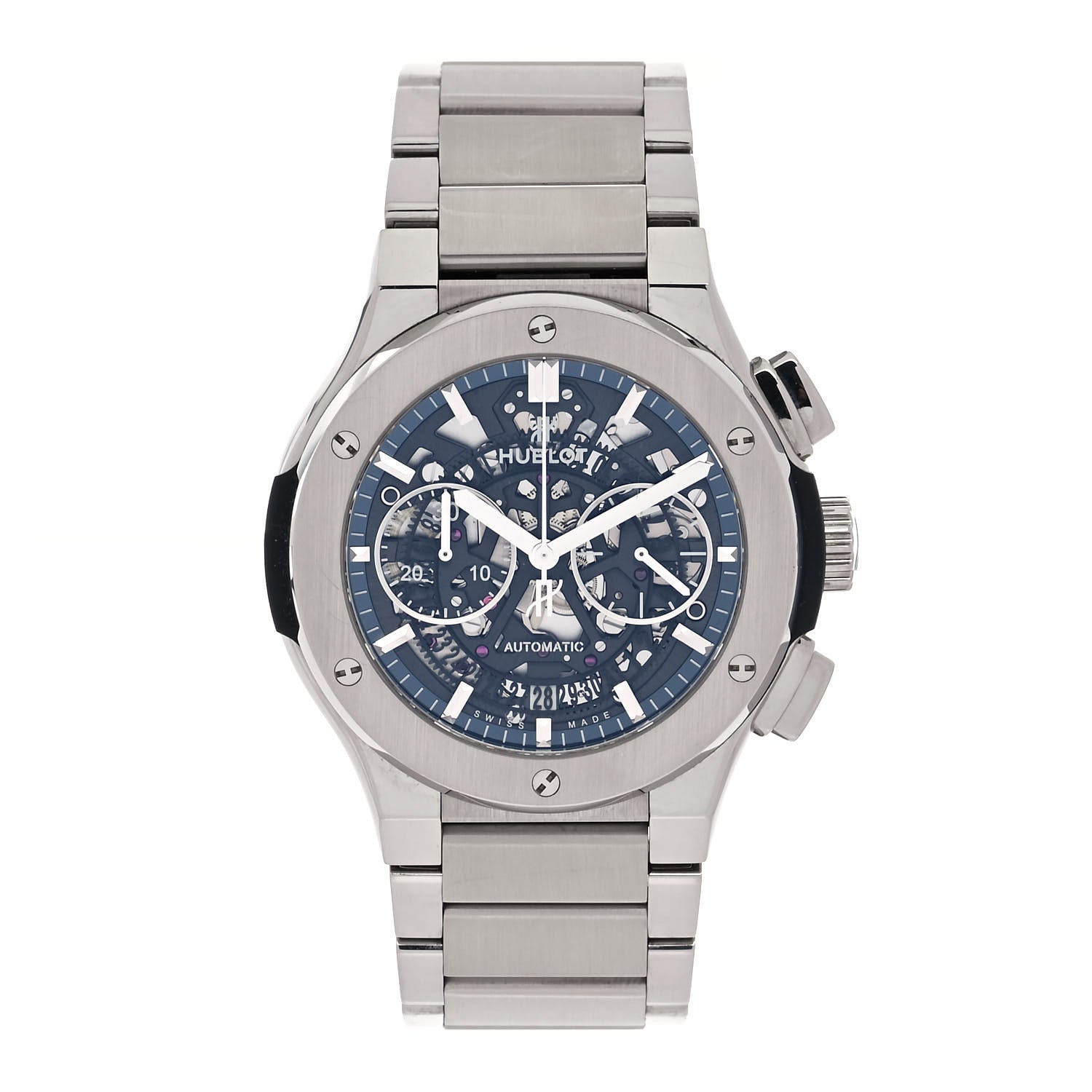 Hublot Titanium 45mm Classic Fusion Aerofusion Automatic Watch Black 528.NX.0170.NX 1 of 5