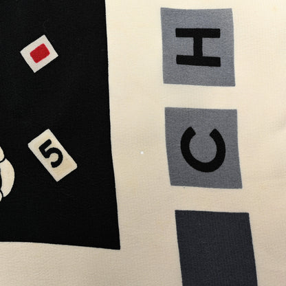 Chanel Silk CC Love Letters Square Scarf Multicolor 5 of 5