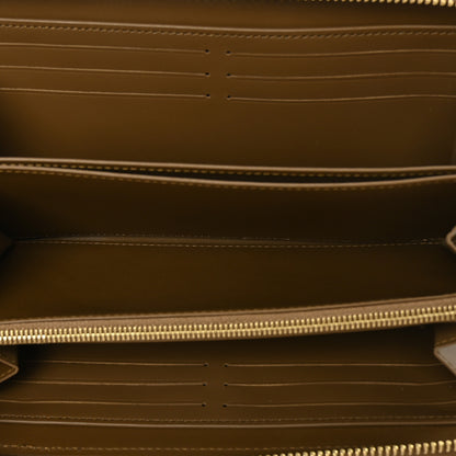 Louis Vuitton Patent Miroir Venice Zippy Wallet Vert Bronze 5 of 6