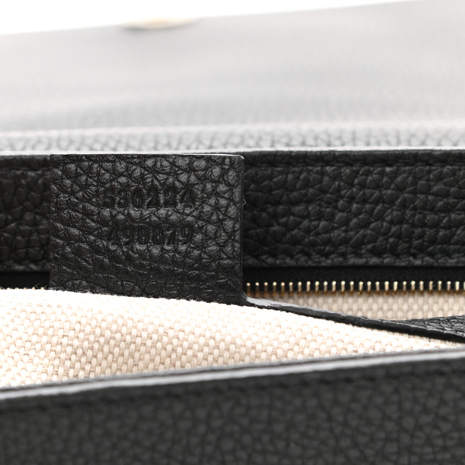 Gucci Pebbled Calfskin Medium Soho Flap Crossbody Black 7 of 11