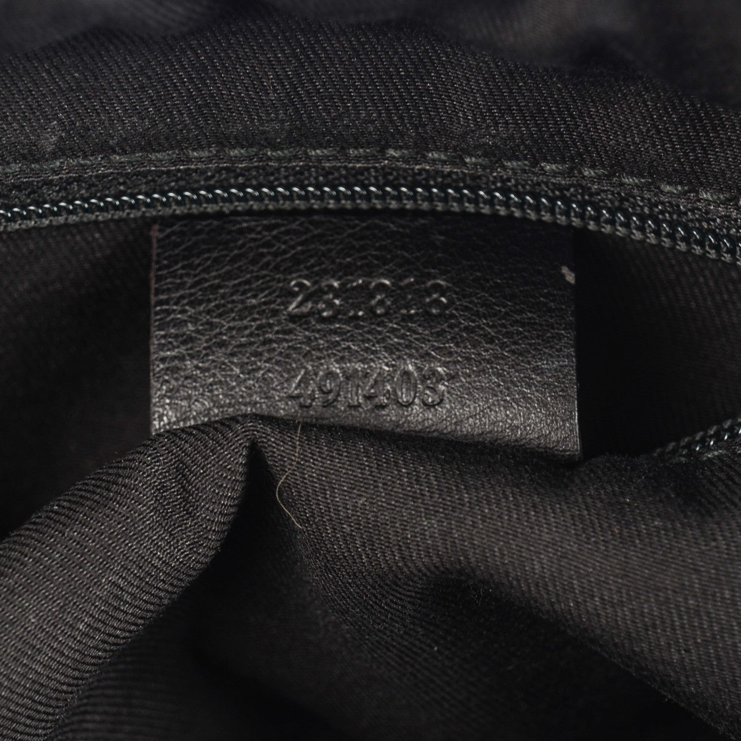 Gucci Guccissima Suede Charmy Boston Black 7 of 7