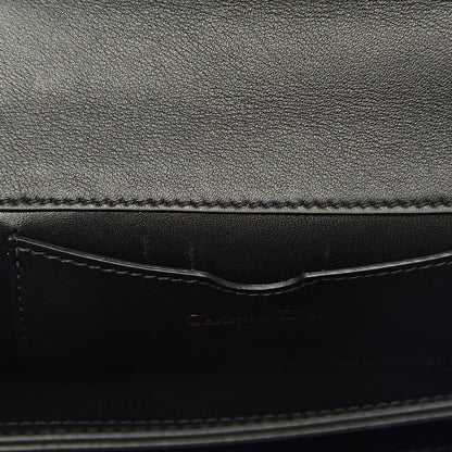 Christian Dior Calfskin Bee Clutch Black 7 of 8