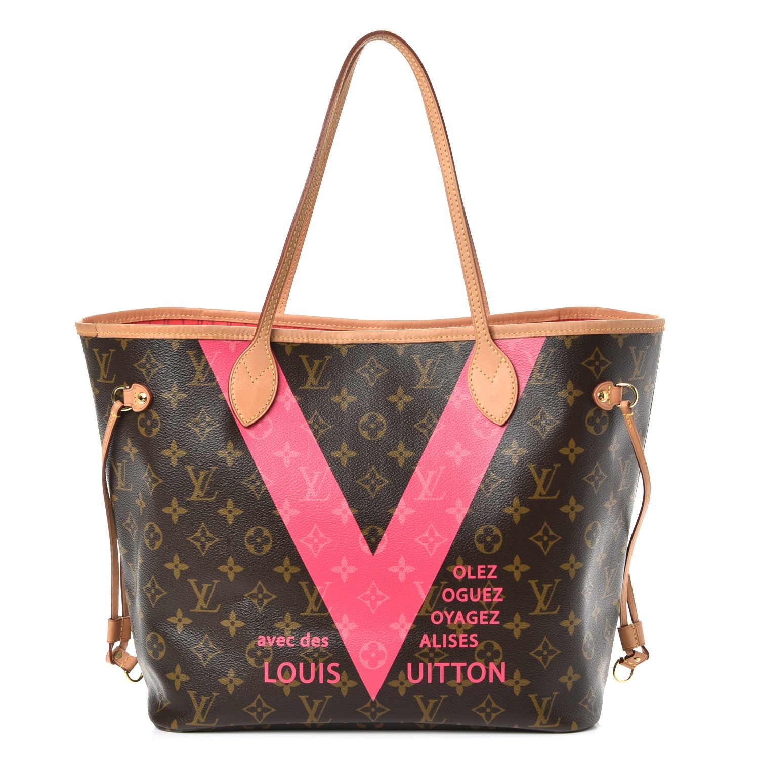 Louis Vuitton Monogram V Neverfull MM Grenade 1 of 7