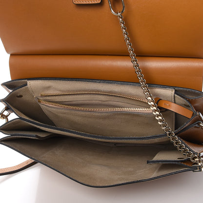 Chloe Suede Calfskin Medium Faye Shoulder Bag Mustard Brown 5 of 15