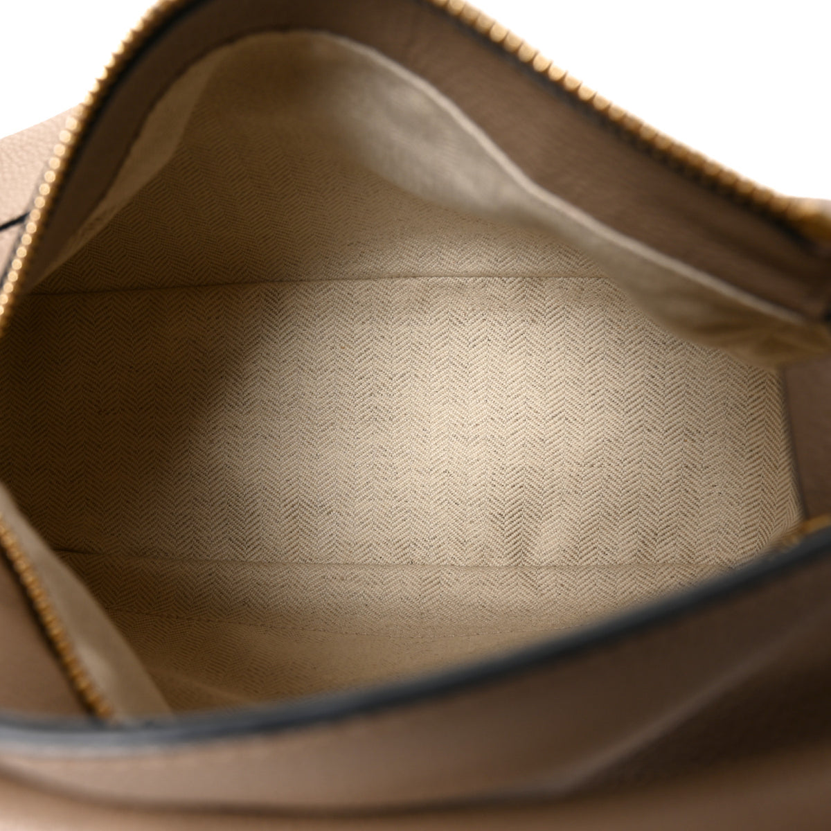 Grained Calfskin Small Puzzle Bag Sand