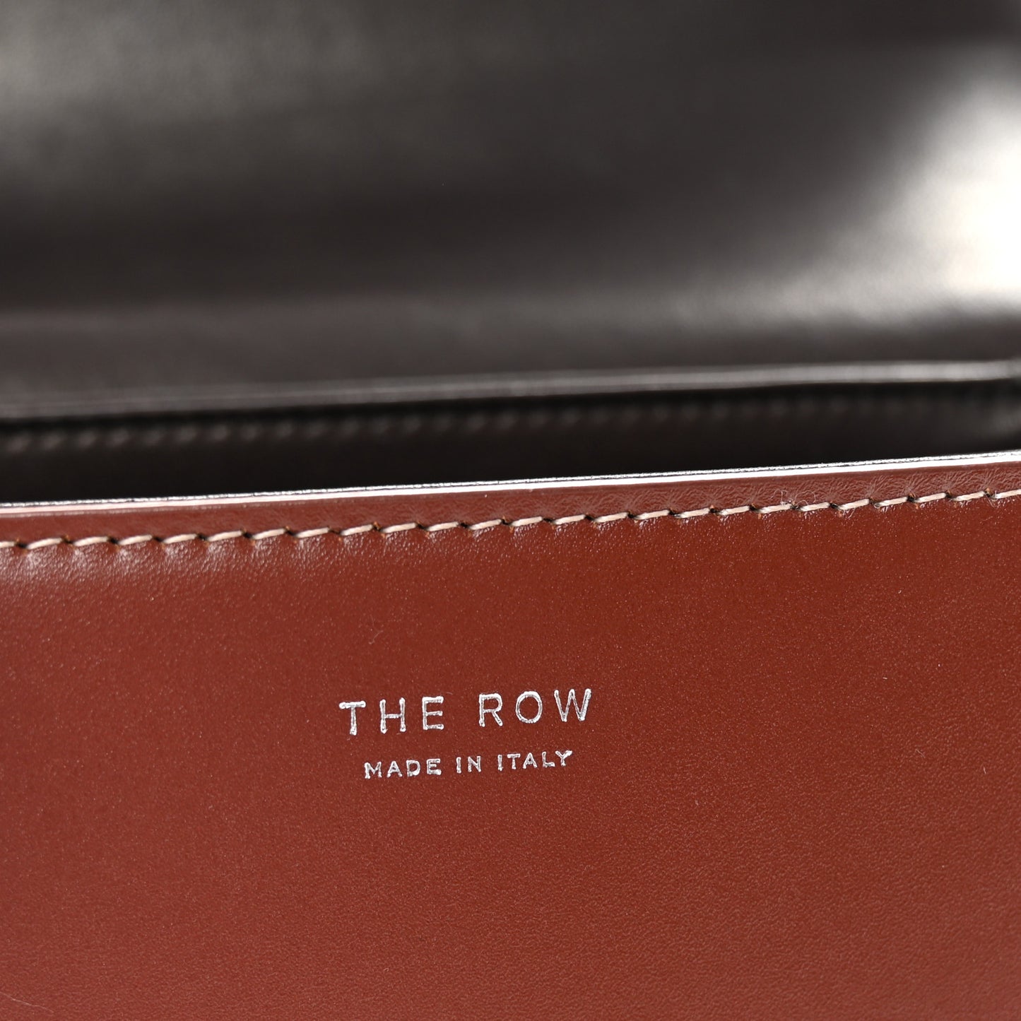 Polished Saddle Calfskin The Sofia 8.75 Crossbody Cherry Wood