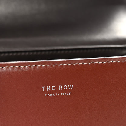 The Row Polished Saddle Calfskin The Sofia 8.75 Crossbody Cherry Wood 6 of 9