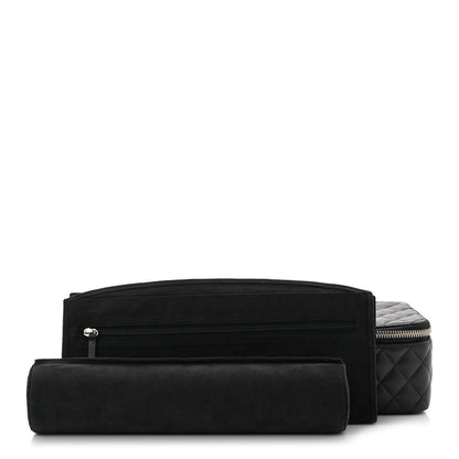 Chanel Lambskin Quilted Large Jewelry Case Black 3 of 11