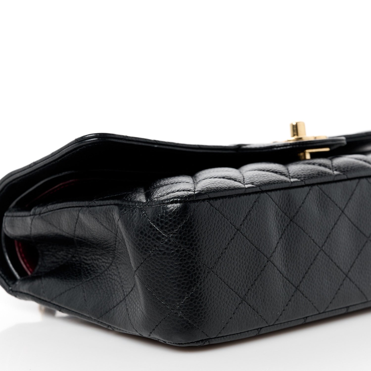 Chanel Caviar Quilted Medium Double Flap Black 10 of 11