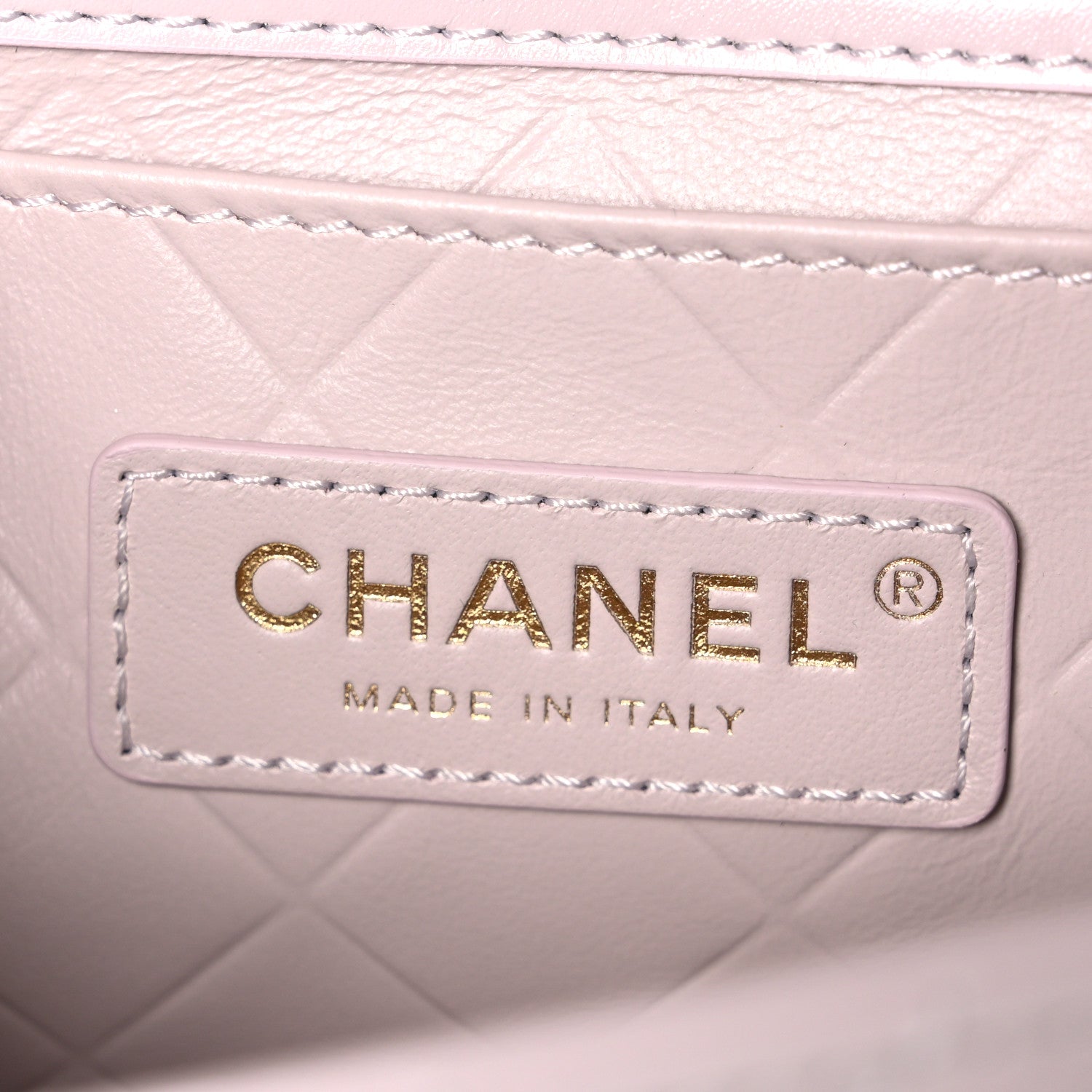 Chanel Shiny Calfskin Quilted Coco Crush Handle Flap Light Purple 6 of 11