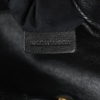 Burberry Haymarket Check Small Leah Black 7 of 7