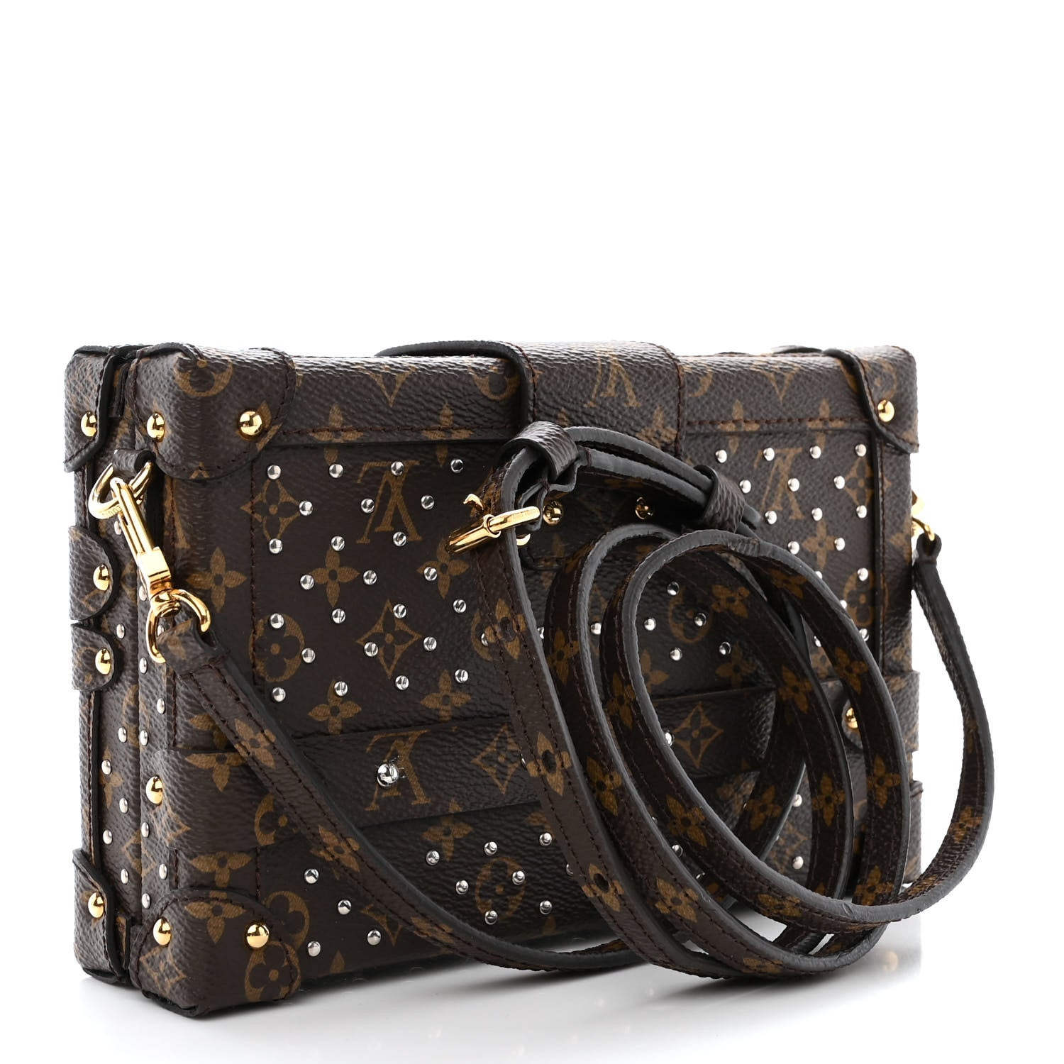 Louis Vuitton Monogram Studded Petite Malle 3 of 10