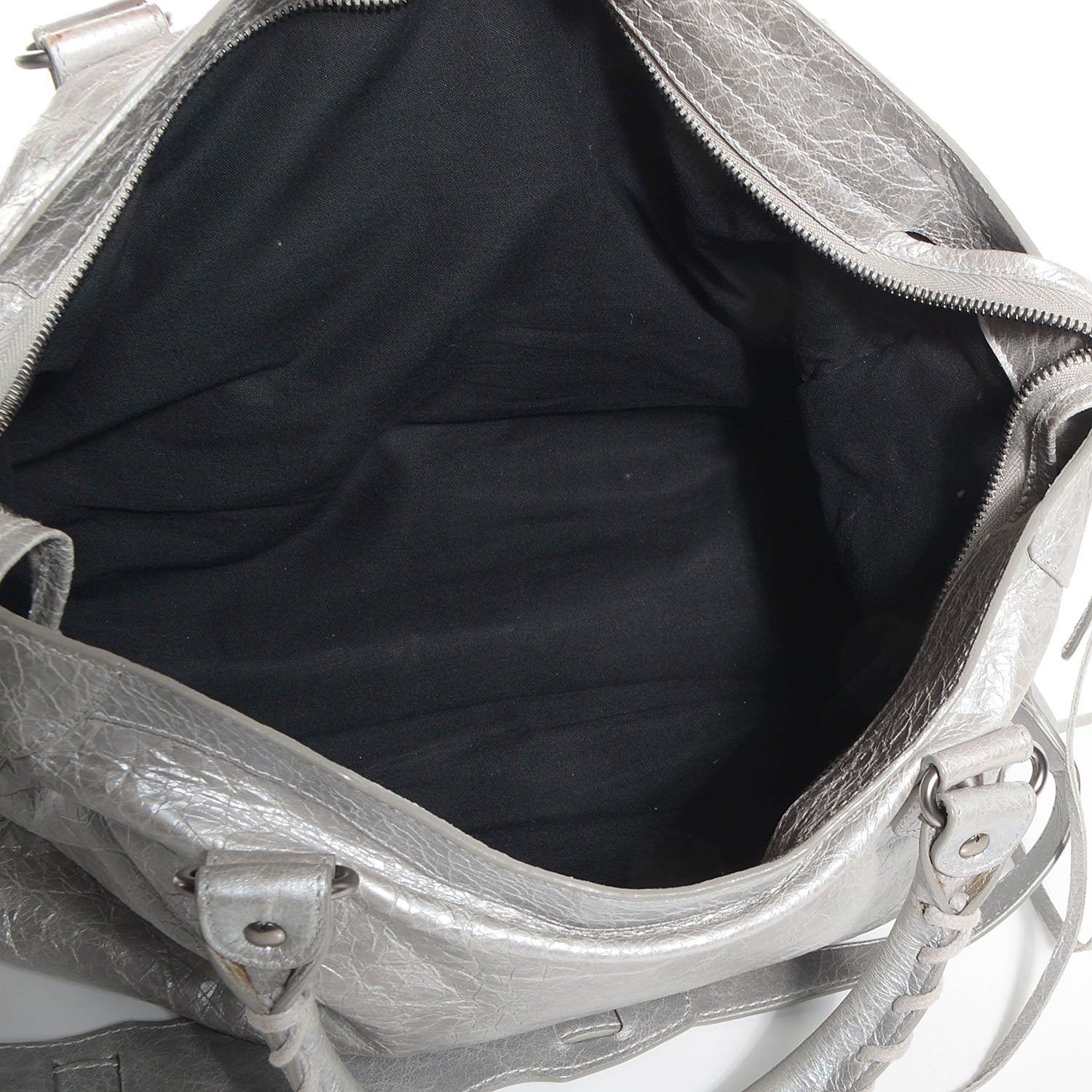 Balenciaga Agneau City Metallic Silver Hardware 6 of 11