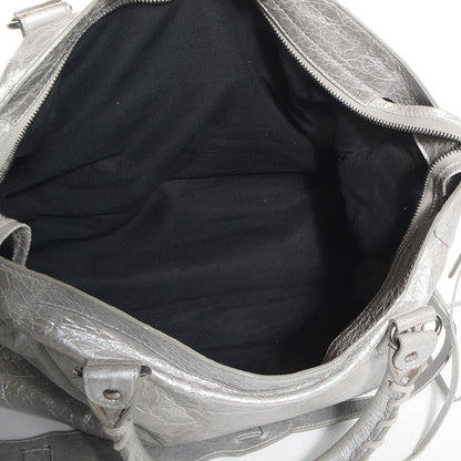 Balenciaga Agneau City Metallic Silver Hardware 6 of 11