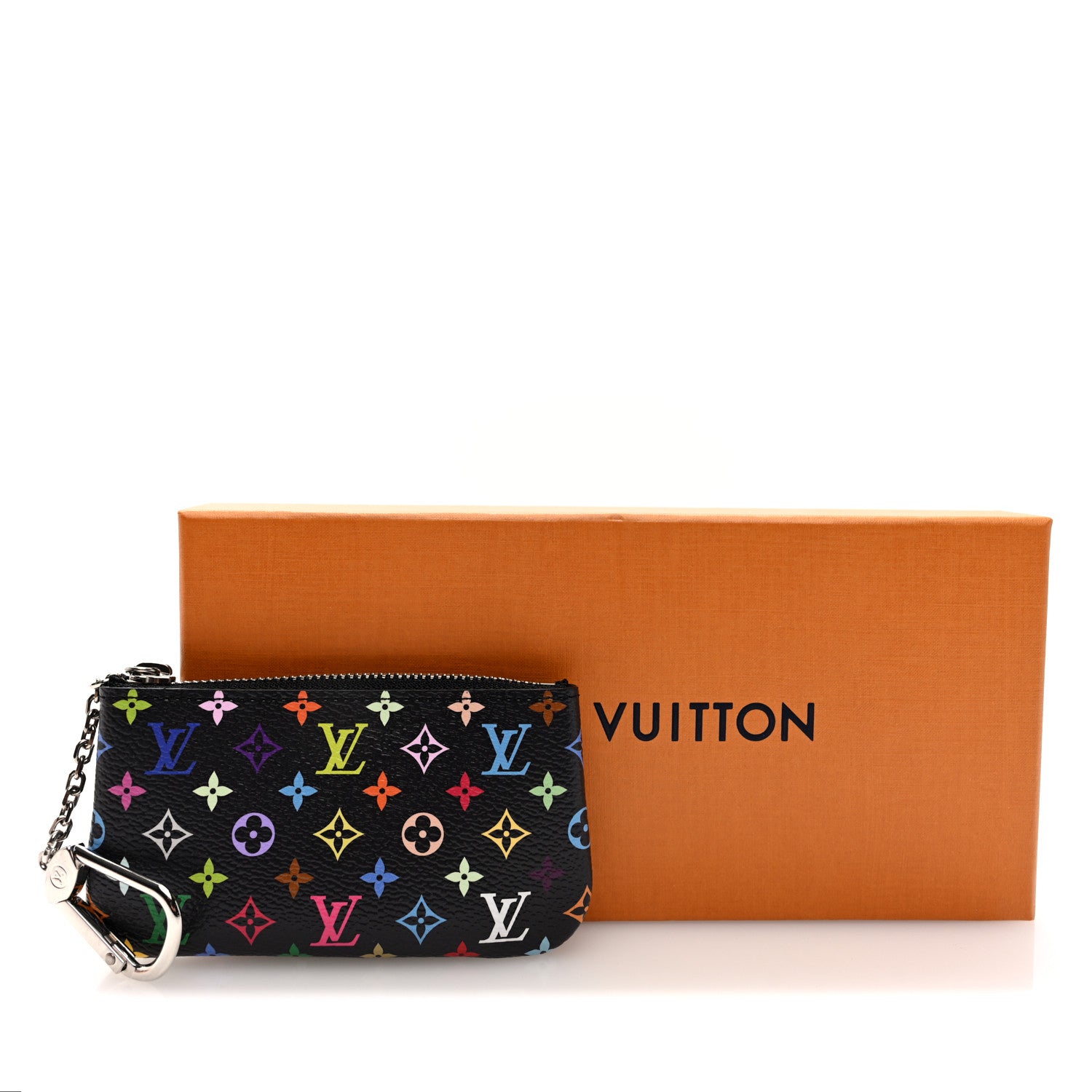 Louis Vuitton LV X TM Monogram Multicolor Key Pouch Black 1863938