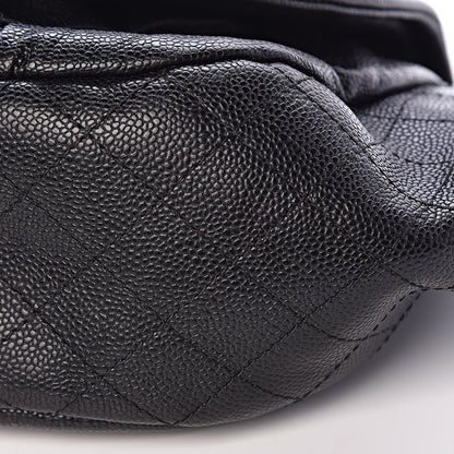 Chanel Caviar Half Moon Large Flap Black 6 of 11