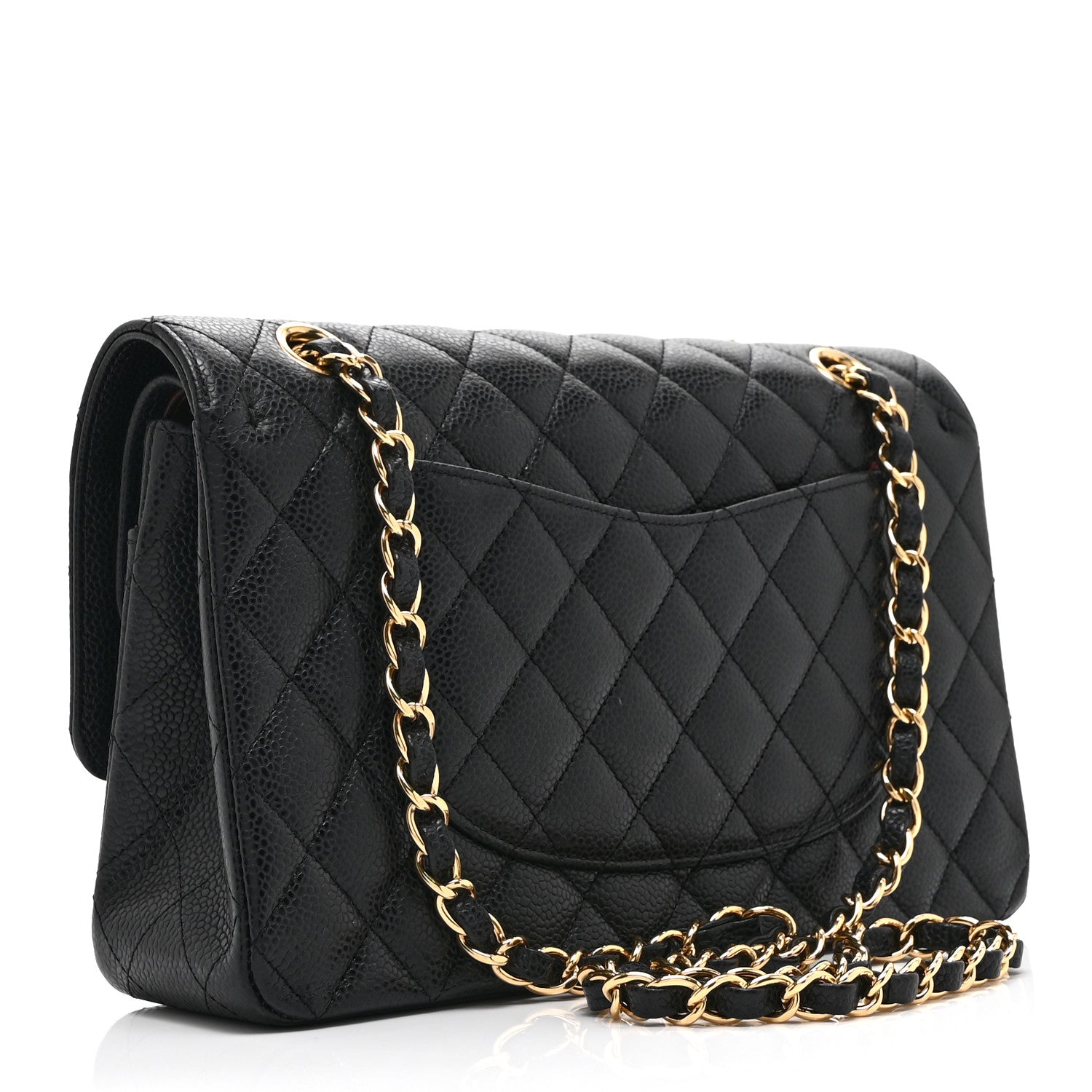 Chanel Caviar Quilted Medium Double Flap Black 3 of 10