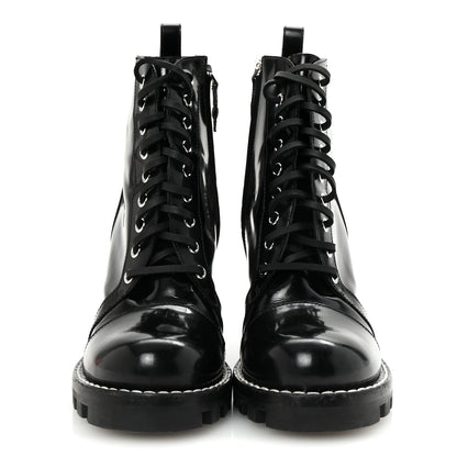 Louis Vuitton Glazed Calfskin Star Trail Ankle Boots 39 Black 3 of 8