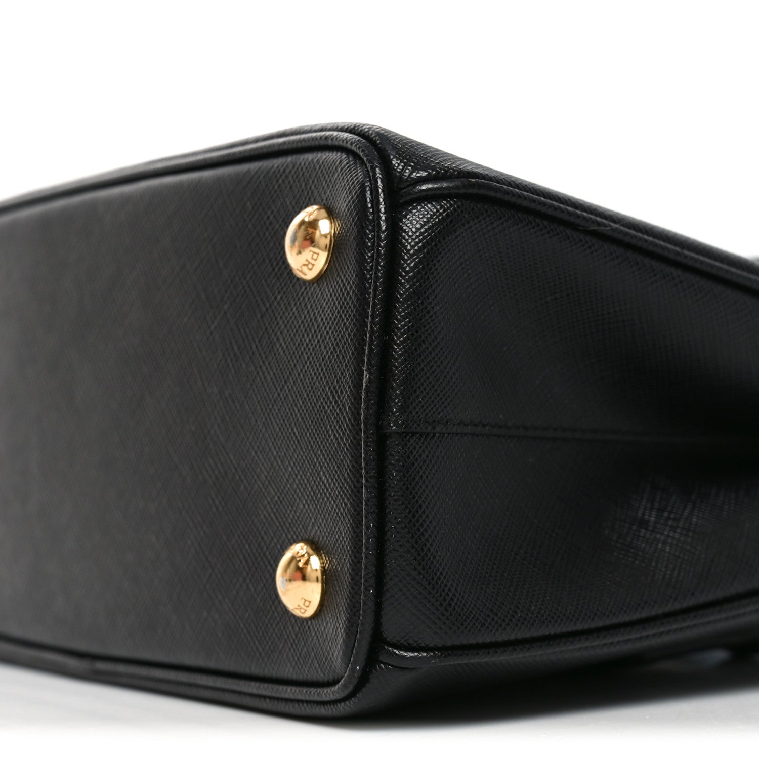 Prada Saffiano Lux Micro Galleria Shoulder Bag Black 9 of 9