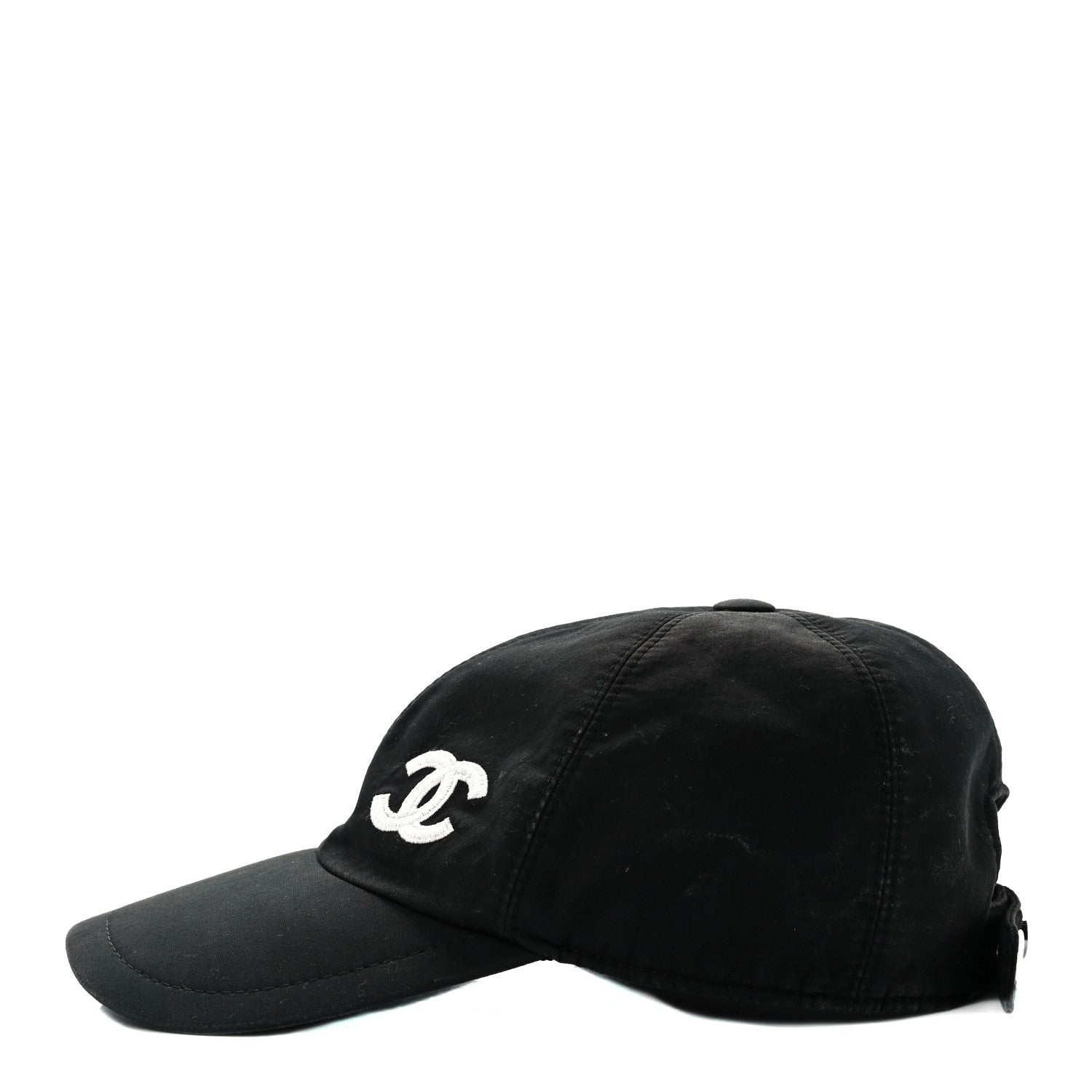 Chanel Cotton CC Cap Hat Black 3 of 8