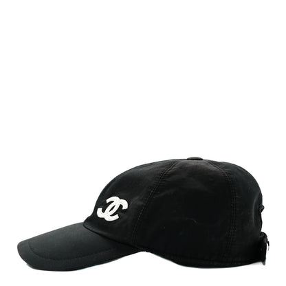 Chanel Cotton CC Cap Hat Black 3 of 8