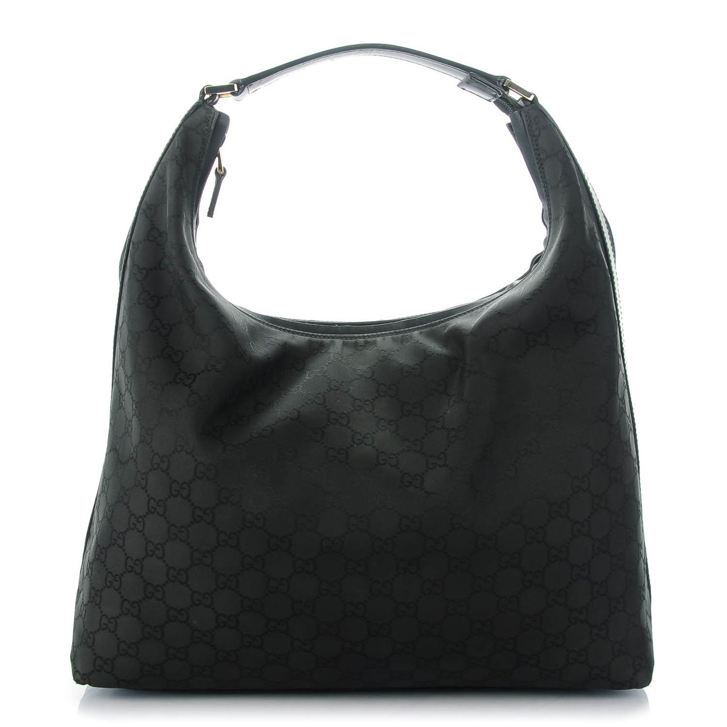 Nylon Monogram Large Hobo Black