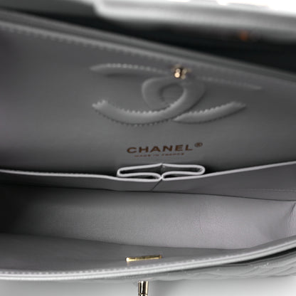 Chanel Caviar Quilted Medium Double Flap Grey 5 of 8