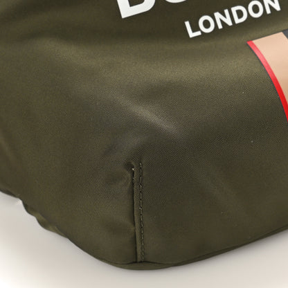 Burberry Nylon Icon Stripe Medium Sonny Bum Bag Dark Olive Green 7 of 8