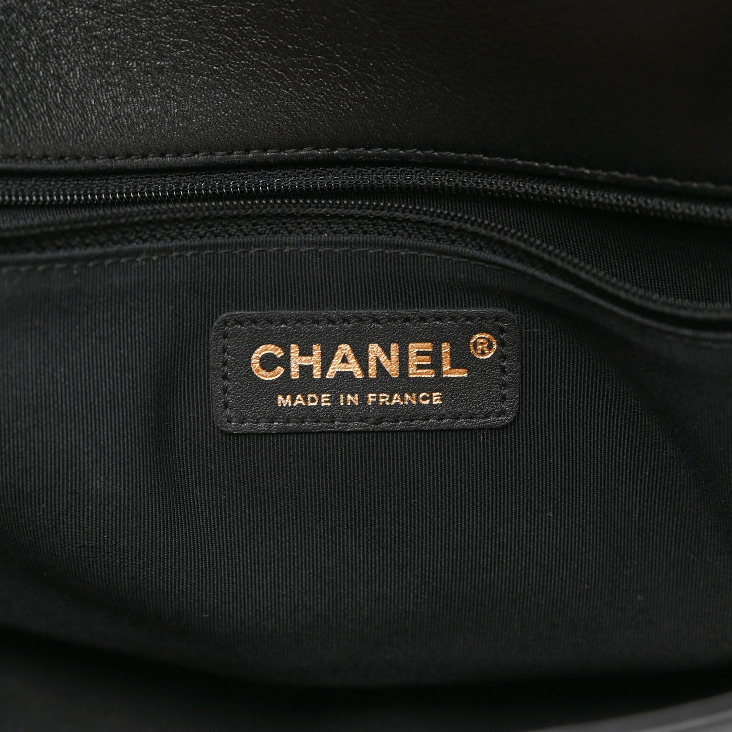 Braided Sheepskin New Medium Boy Flap Black Gold