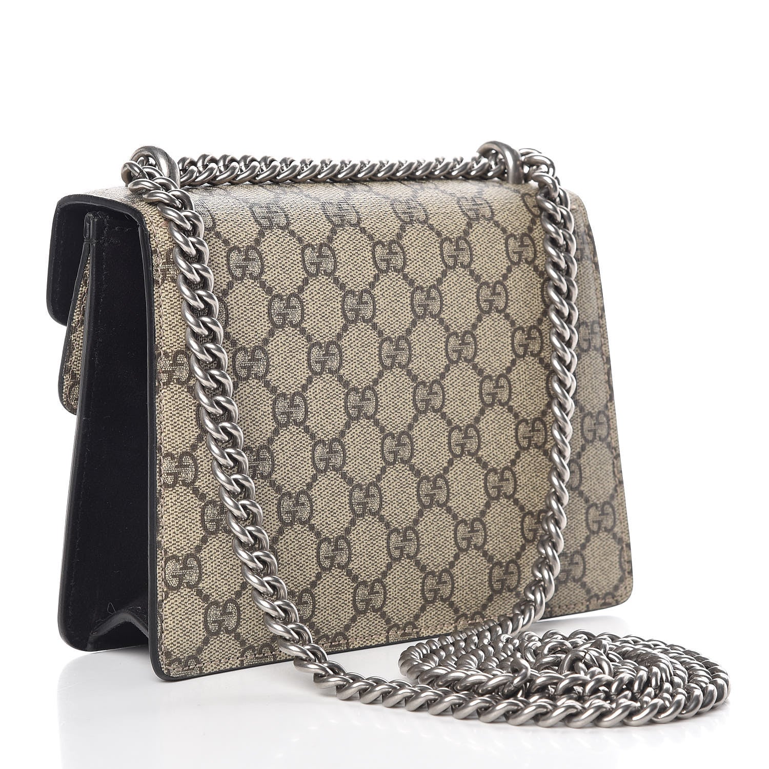 Gucci GG Supreme Monogram Mini Dionysus Shoulder Bag Black 3 of 12
