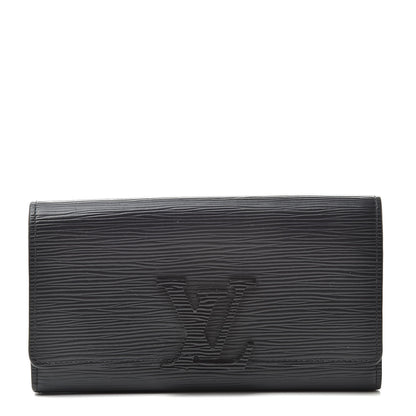 Louis Vuitton Epi Louise Wallet Black 1 of 13