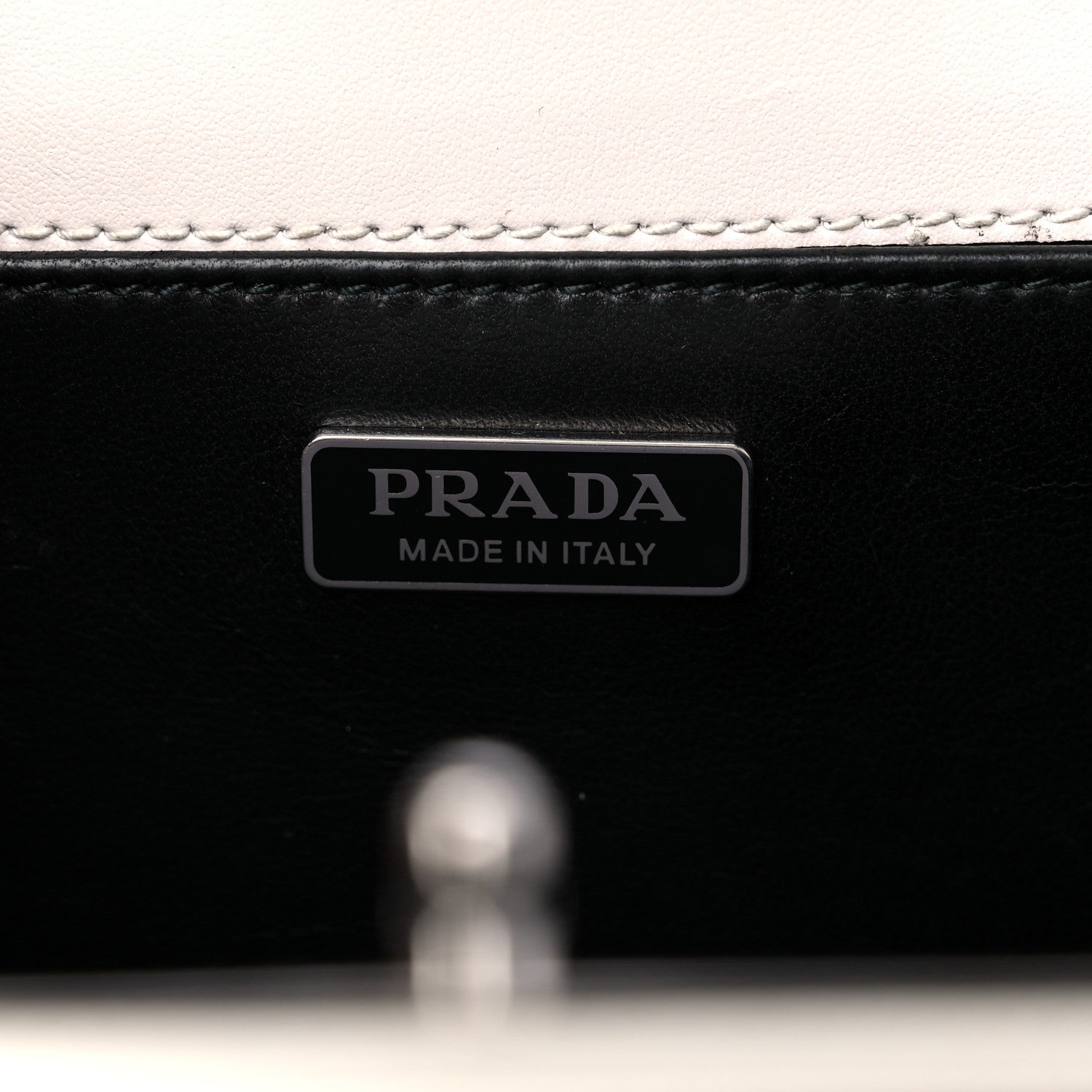 Prada Saffiano City Calfskin Light Frame Bag White 6 of 12