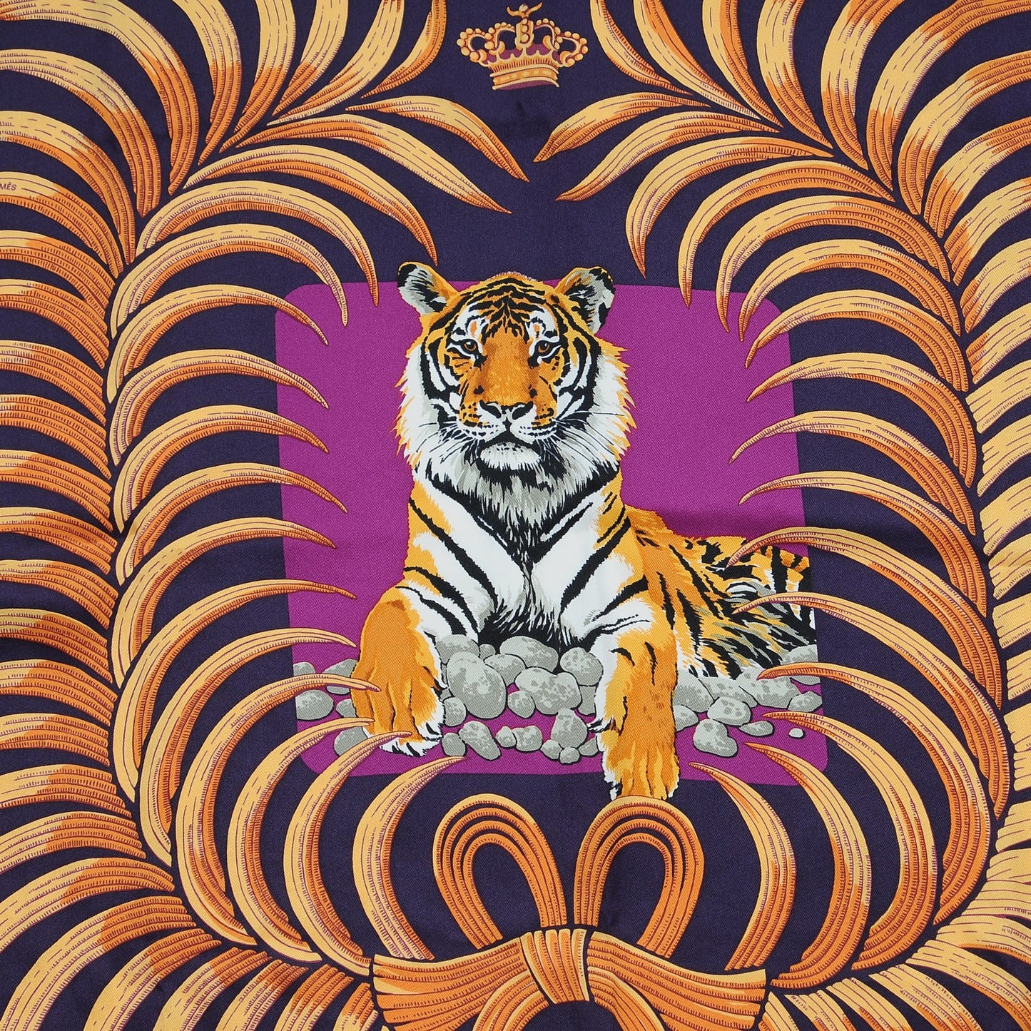Silk Tiger Royal Scarf 70