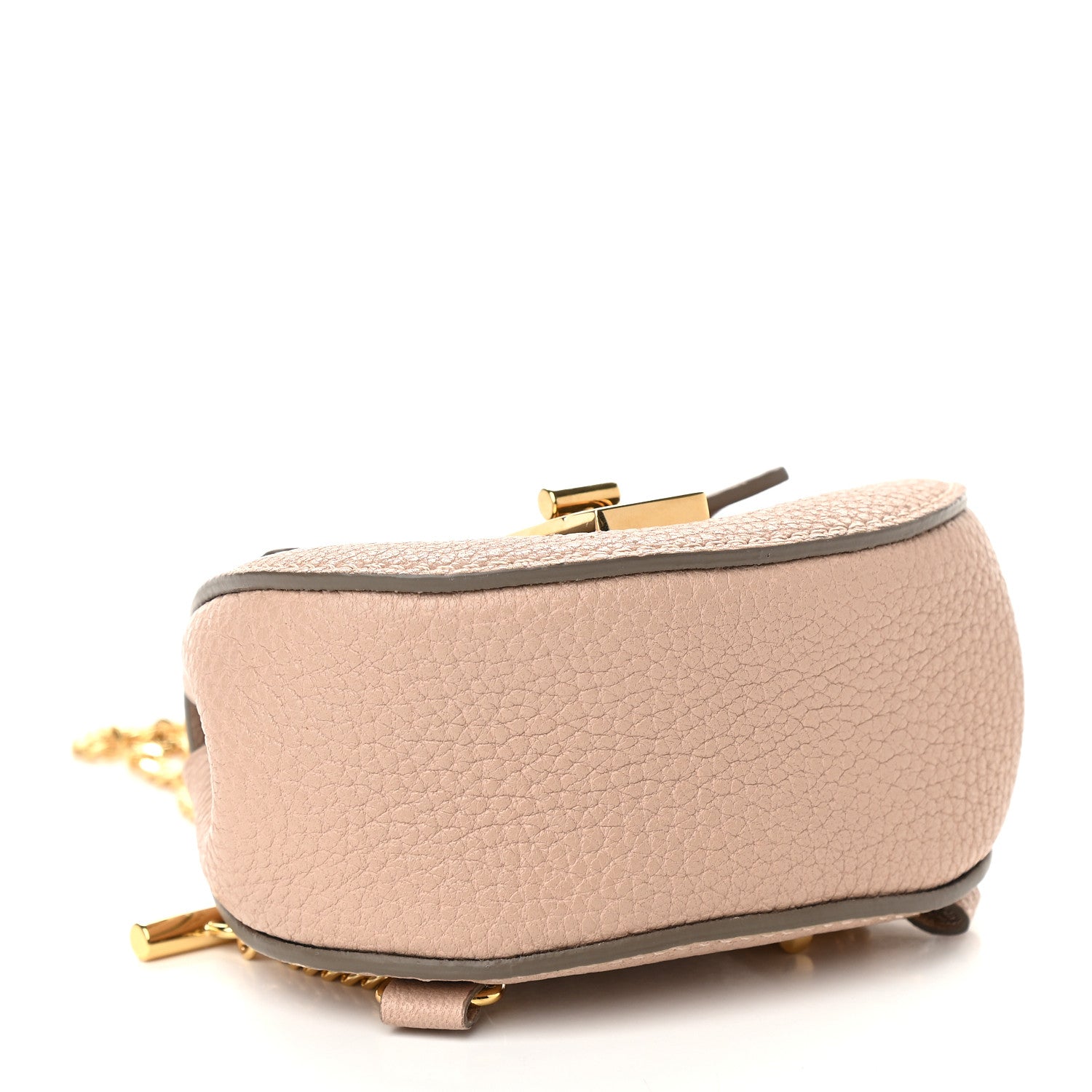 Chloe Grained Lambskin Mini Drew Crossbody Backpack Cement Pink 4 of 8