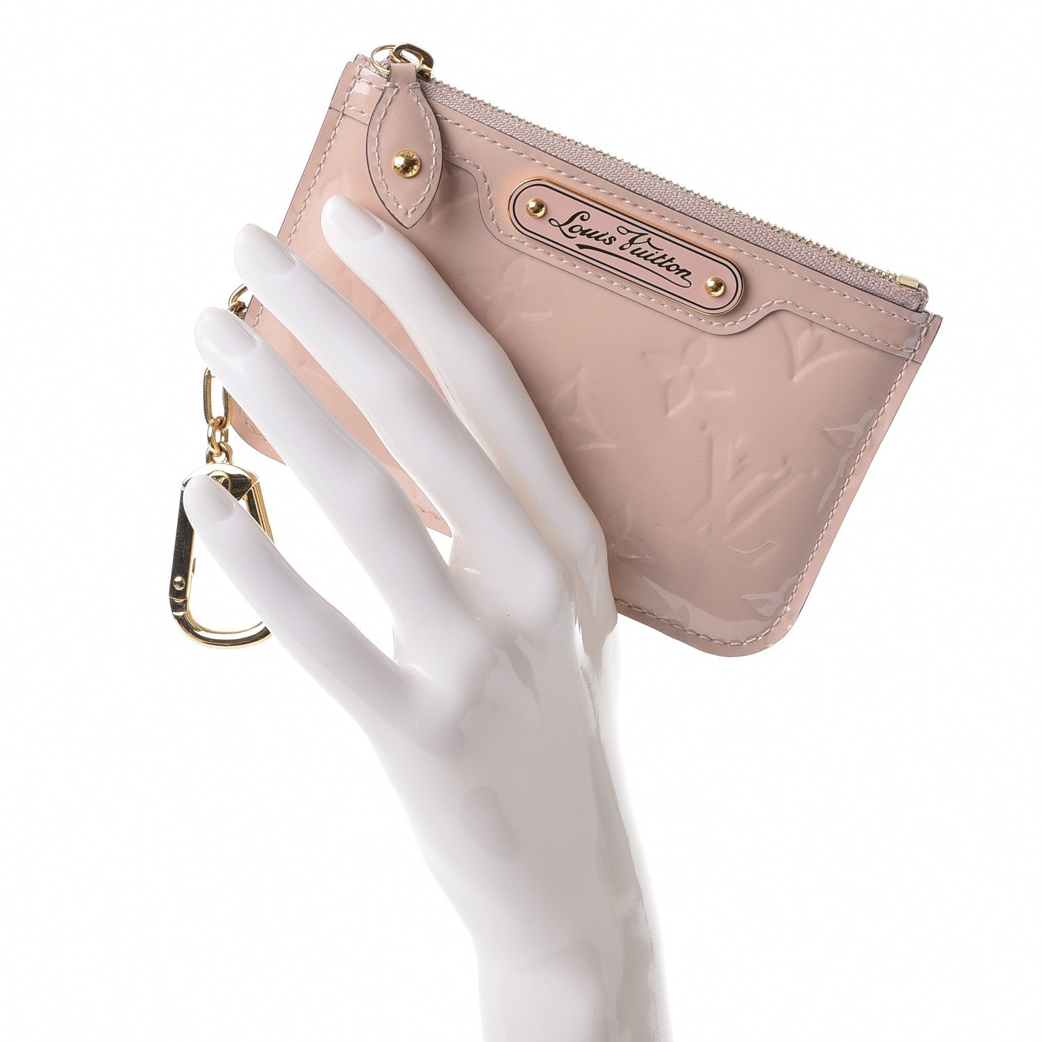 Louis Vuitton Vernis Key Pouch Rose Angelique 2 of 9