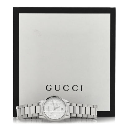 Gucci Stainless Steel 27mm G-Timeless Diamante Quartz Watch 5 of 5