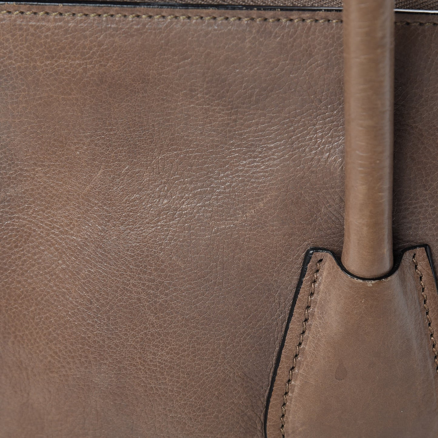 Glace Calf Twin Pocket Tote Bambu