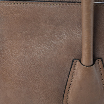 Prada Glace Calf Twin Pocket Tote Bambu 15 of 21