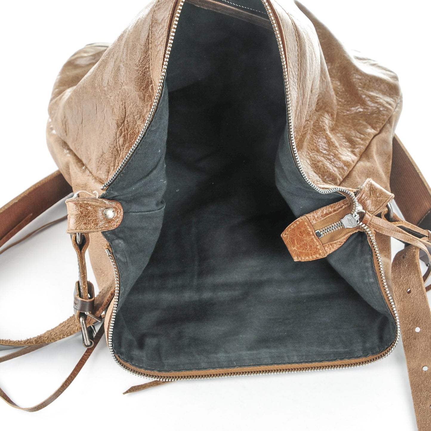 Chevre Mens Day Messenger Olive Brown