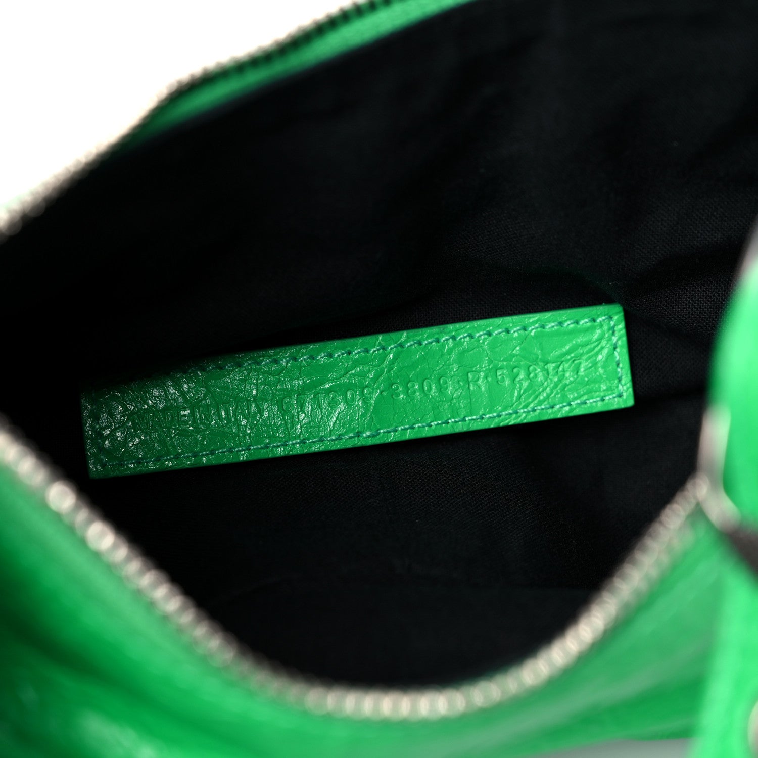 Balenciaga Agneau Arena Le Cagole Shoulder Bag XS Vivid Green 7 of 9