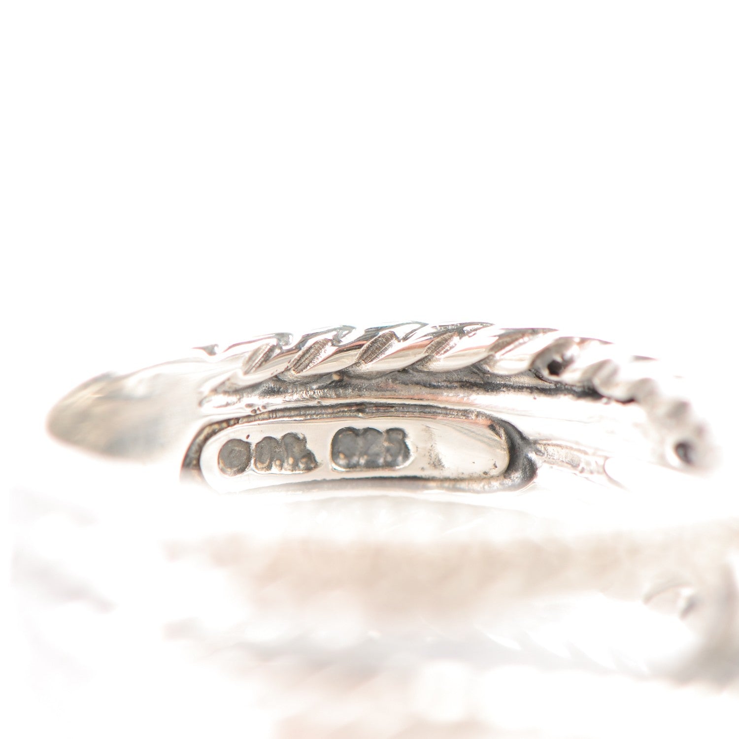 David Yurman Sterling Silver Diamond 7mm Crossover Ring 49 5 5 of 5